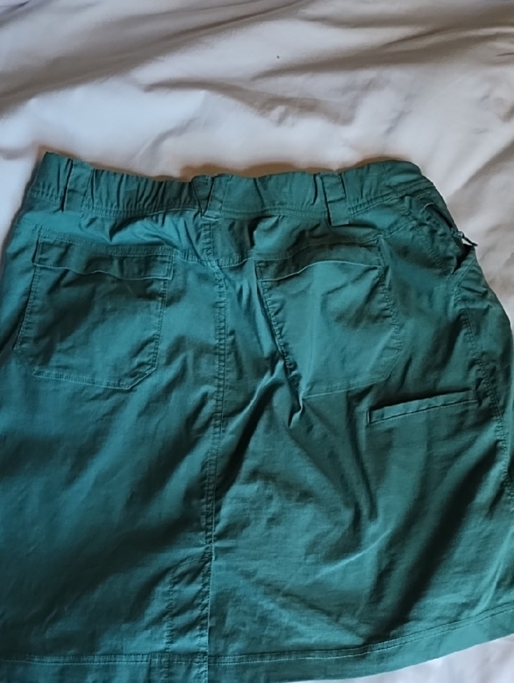 Duluth Trading Co Teal Mini Skirt/skort - Picture 4 of 7